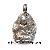 Sterling Silver Carved Tibetan Buddha Pendant