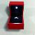 Cherry Wood Jewelry Display Box With Bright Lighting