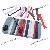 Color Bensy Pattern Strip Puzzle Hard Case For Iphone 4s