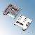 0622 T-flash Sd Card Connector Push-push Type