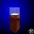 The Cherry Finish Tower With Led Lights Underneath