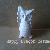 Porcelain Owl Figurine With Diamond Animal Figurine / Interior Decoration