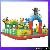 Inflatable Bouncer Playground, Jumping Castles, Amusement Play Equipment