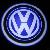 Led Car Logo Lights For Volkswagen