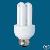 2u Compact Fluorescent Bulb Cfl Valo Sis��nrakennettu Elektroninen Liit�nt�laite