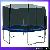 Exercise Big Trampoline Bed With Safety Net