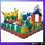 Inflatable Trampoline Castle For Children, Inflatable Trampoline Bed