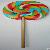 Totally Twisted Swirl Lollipop Hard Candy