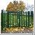 Dark Green Picket Fencing