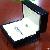 Black Jewelry Ring Slot Display Box For Jewelry Store Or Private Use
