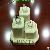 Fine White Fabric Jewelry Clip Ring Display Stand