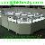 Glass Wooden Jewelry Display Kiosk And Jewelry Shop With High Power Led Lights
