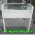 High Glossy White Shiny Surface Glass Wooden Jewelry Display Counter With High Power Led Lights