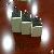 White Fabric Jewelry Display Clip Ring Stands