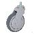 Thread Stem Medical Caster Wheel