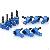 Blue Wingnut W / M5 Thread 19mm 10pcs