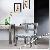 Grey Mother Of Pearl Inlay Rams Head Chair Set Of 2 Chairs