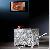 Handcrafted Grey Bone Inlay One Drawer Two Door Bedside Table