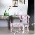 Pink Bone Inlaid Rams Head Chair Set Of 2 Chairs