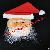 Santa Claus Decorate Masquerade Mask