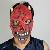 Halloween Ghost Face Pattern Masquerade Latex Mask