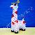 Diy Acrylic Beaded Giraffe Plastic Bead Animal Figurine