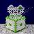 Acrylic Beaded Kitty Cat Desk Tidy Plastic Beads Pencial Pot