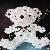 Diy Big Acrylic Beaded Teddy Bear Plastic Animal Handicraft