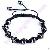 Double Color Metal Rhinestone Shamballa Bracelet