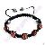 Handmade Adjustable Metal Rhinestone Shamballa Bracelet