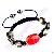 Handmade Square And Oval Glass Shamballa Bracelet
