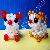 Mini Diy Plastic Beaded Dog Acrylic Beads Animal Decoration
