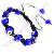 Turkey Eye Glass Shamballa Bracelet Knitted Cord Bracelet