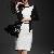 Elegant Montage Slim Long Sleeved Dresses White