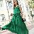 Big Lap Chiffon Unusual Dresses Green