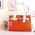 Ol Style Pu Orange Handbag