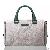 Stylish Style Casual Snake Handbags White