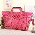 Western Style Hollow Out Rose Handbag