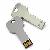 Chrome Steel Usb Key Shaped Slim Flash Disk With Free Laser Logo