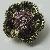 2013 Fashion Flower Rhinestone Button