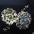 2013 Flower Rhinestone Button
