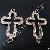 Fashion Rhinestone Cross Connection