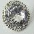 Large Rhinestone Button Garment Ornaments