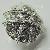 Middle East Cross Rhinestone Button