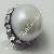 Pearl With Rhinestone Middle East Button