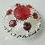 Red Rhinestone Button 2013 Popular Garment Accessories