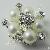 Rhinestone Button With Plastic Pearl To Berlin Fashion Show