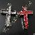 Rhinestone Cross Metal Connection