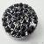 Round Black Rhinestone Button To Milan Fashion Show