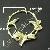Round Leaf Brass Pendant